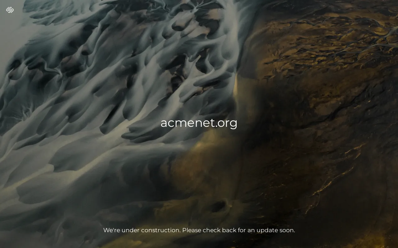 Screenshot of acmenet.org
