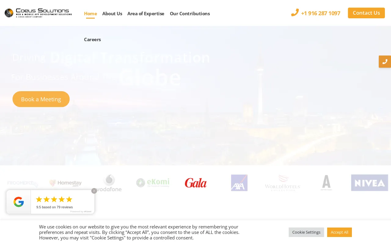 Screenshot of coeus-solutions.de