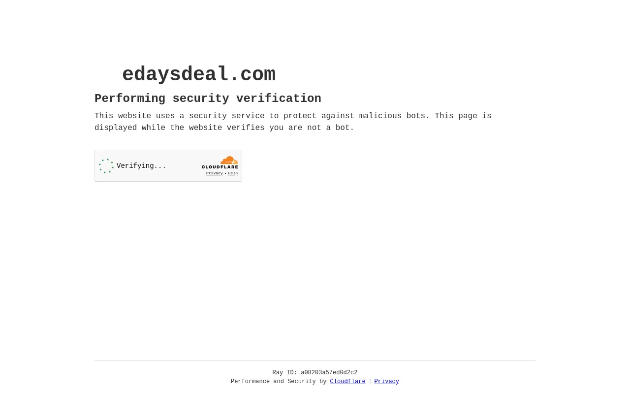 Screenshot of edaysdeal.com