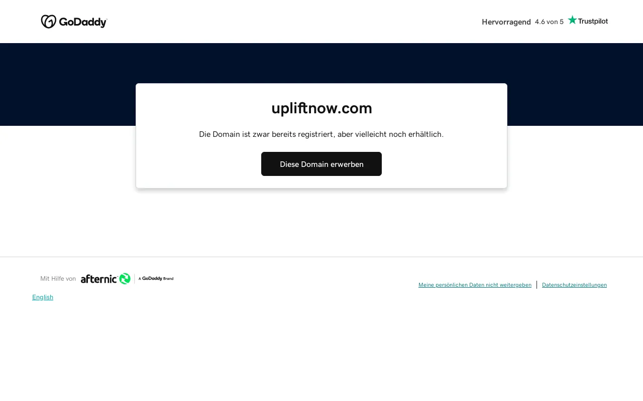 Screenshot of upliftnow.com